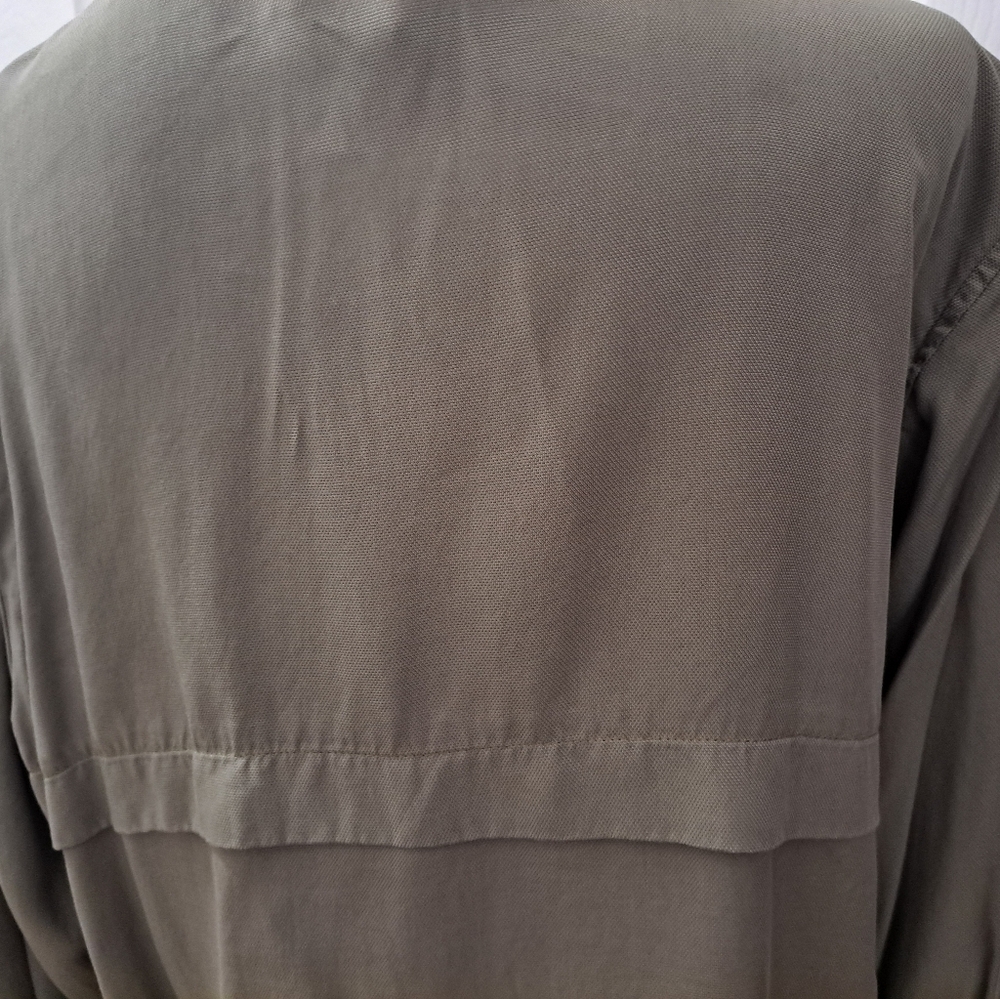 Addition Elle Olive Green Zip Up Jacket    Size 1X - Picture 5 of 13